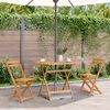 vidaXL Gartentisch Klappbar 90x75 cm Massivholz Akazie
