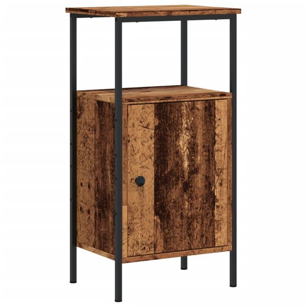 vidaXL Nachttisch Altholz-Optik 41x31x80 cm Holzwerkstoff