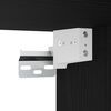 vidaXL Schwebendes Regal 2 pcs Schwarz 40 x 28,5 x 40 cm Holzwerkstoff