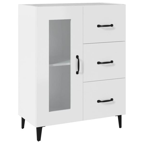 vidaXL Sideboard Wei&szlig; 69,5x34x90 cm Holzwerkstoff