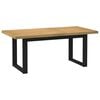 vidaXL Esstisch NOAIN U-Form-Beine 160x90x75 cm Massivholz Kiefer