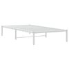 vidaXL Bettgestell Metall Wei&szlig; 100x190 cm