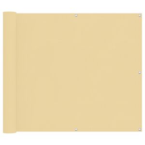 vidaXL Balkonsichtschutz Sand 100 x 300 cm Oxford-Stoff