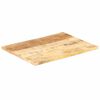vidaXL Tischplatte Massivholz Mango 25-27 mm 90x60 cm