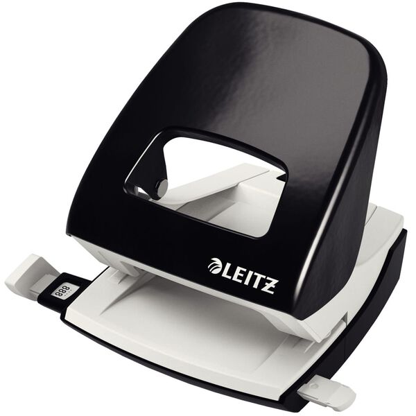 Leitz B&uuml;rolocher NeXXt Metall Schwarz