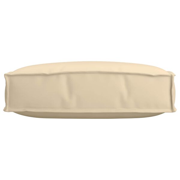 vidaXL Kissen Beige 60 x 60 x 12 cm Oxford-Stoff