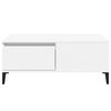 vidaXL Couchtisch Wei&szlig; 90x50x36,5 cm Holzwerkstoff