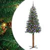 vidaXL Schlanker Weihnachtsbaum Gr&uuml;n 180 cm