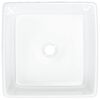 vidaXL Waschbecken Wei&szlig; 37x37x13 cm Keramik Quadratisch