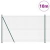 vidaXL Zaunpfosten Gr&uuml;n 10 x 1,4 m (19 x 19 mm Drahtgewebe)
