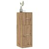 vidaXL Apothekerschrank Artisan-Eiche 40x41x118 cm Holzwerkstoff