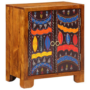 vidaXL Sideboard Mehrfarbig 50x35x60 cm Massivholz Akazie