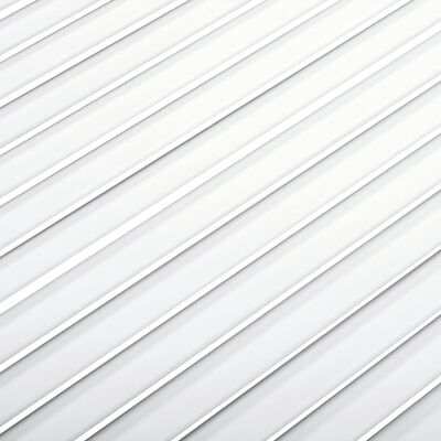 vidaXL Schranktüren Lamellen-Design 4 Stk Weiß 99,3x49,4 cm Massivholz
