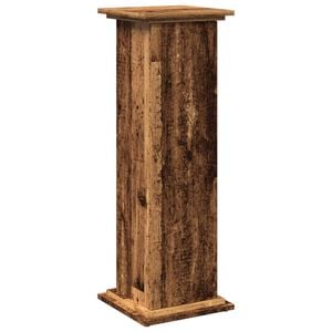 vidaXL Postament mit Stauraum Altholz-Optik 31x30x90 cm Holzwerkstoff