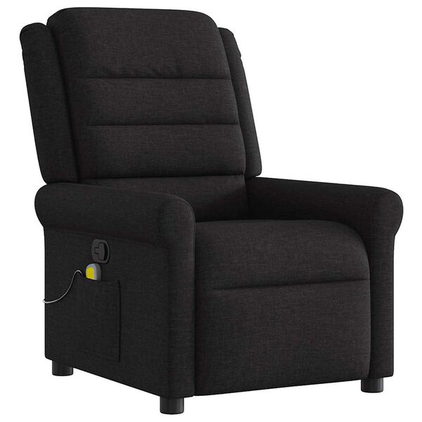 vidaXL Massagesessel Schwarz Stoff