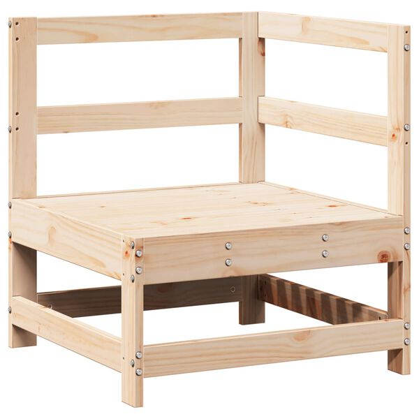 vidaXL 7-tlg. Garten-Lounge-Set Massivholz Kiefer