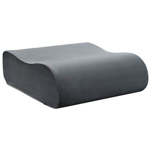 vidaXL Sitzkissen Uni Grau 40 x 40 x 13 cm PU-Schaum