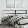 vidaXL Ersatz-Kopfteil Metall Schwarz 193 cm