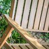 Lesli Living Gartenbank Calgary 120x66x91 cm Teakholzoptik