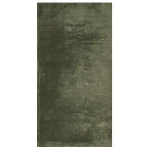 vidaXL Teppich HUARTE Kurzflor Weich und Waschbar Waldgr&uuml;n 60x110 cm