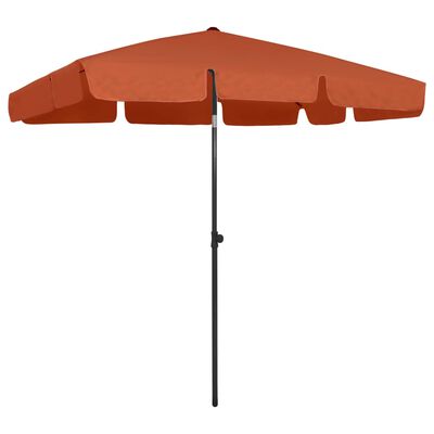 vidaXL Strandschirm Terrakottarot 200x125 cm