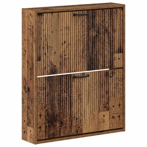 vidaXL Wandmontierter Schuhschrank HOORN 71 x 17 x 86 cm Holzwerkstoff