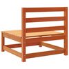 vidaXL 6-tlg. Garten-Sofagarnitur Wachsbraun Massivholz Kiefer