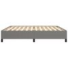 vidaXL Bettgestell ohne Matratze Dunkelgrau 200x200 cm Stoff