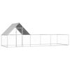 vidaXL H&uuml;hnerstall 6x2x2 m Verzinkter Stahl