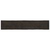 vidaXL Tischplatte 220x40x(2-6) cm Massivholz Behandelt Baumkante