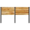 vidaXL Kopfteil 180 cm Massivholz Akazie und Eisen