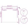 vidaXL Verdunkelungsrollo Marineblau 145x175 cm Stoffbreite 141,6 cm