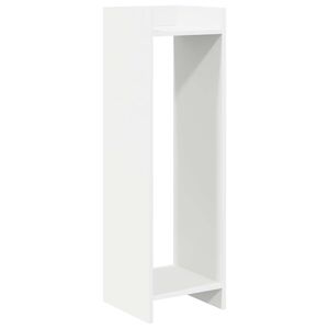vidaXL Pflanzenst&auml;nder Wei&szlig; 30 x 30 x 100 cm Holzwerkstoff