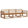 vidaXL Outdoor-Sofagarnitur 3 Stk. Natur Massivholz Akazie
