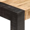 vidaXL Esstisch 140x70x76 cm Raues Mango-Massivholz
