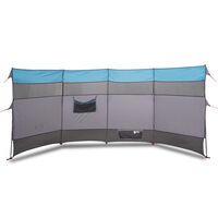 vidaXL Camping-Windschutz Blau 366x152x152 cm Wasserdicht