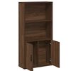 vidaXL B&uuml;cherregal Braun Eichen-Optik 60x24x120 cm Holzwerkstoff