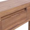 vidaXL Konsolentisch 145&times;30&times;80 cm Teak Massivholz