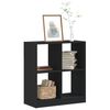 vidaXL B&uuml;cherregal Schwarz 68,5x32x75 cm Holzwerkstoff