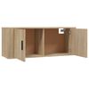 vidaXL 3-tlg. TV-Schrank-Set Sonoma-Eiche Holzwerkstoff