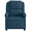 vidaXL Relaxsessel Elektrisch Blau Samt