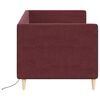 vidaXL Tagesbett USB Lila Stoff 90x200 cm