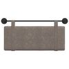vidaXL H&auml;ngevorderseite Wandmontiert Grau 110 x 55 x 5 cm Antikes PU