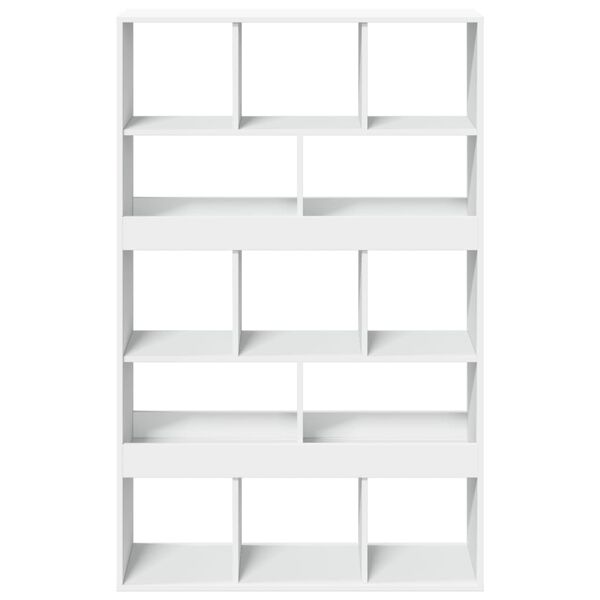 vidaXL B&uuml;cherregal Wei&szlig; 100x33x156,5 cm Holzwerkstoff