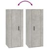 vidaXL TV-Wandschrank Betongrau 40x34,5x100 cm