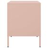 vidaXL Nachttische 2 Stk. Rosa 36x39x50,5 cm Stahl