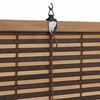vidaXL Rollo mit Vorh&auml;ngen Braun 100 x 220 cm Bambus
