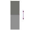 vidaXL Verdunkelungsrollo Grau 55x130 cm Stoffbreite 50,7 cm Polyester