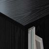 vidaXL Magazinregal Schwarz Eichen-Optik 68,5 x 30 x 45 cm
