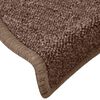 vidaXL Stufenmatten 30 Stk. 65x24x4 cm Braun Halbrund Gro&szlig;